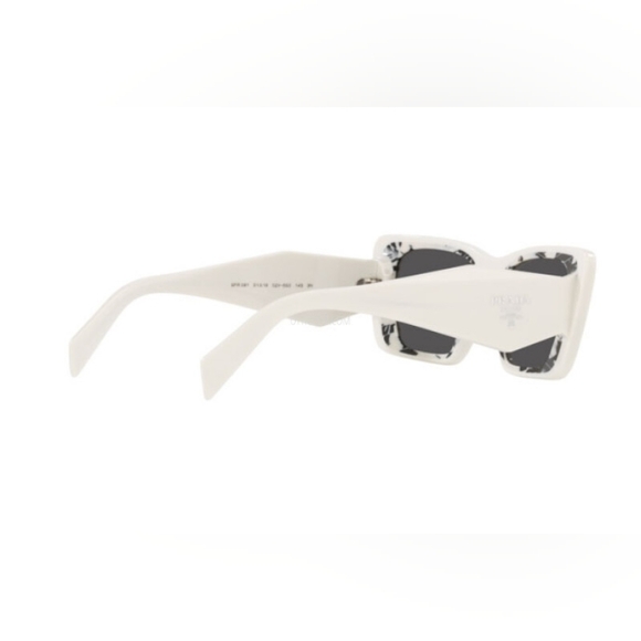 NEW PRADA PR08YSF WOMEN'S WHITE SUNGLASSES  PR 08YSF 02V5S0 NEW PR08YS - Picture 9 of 12